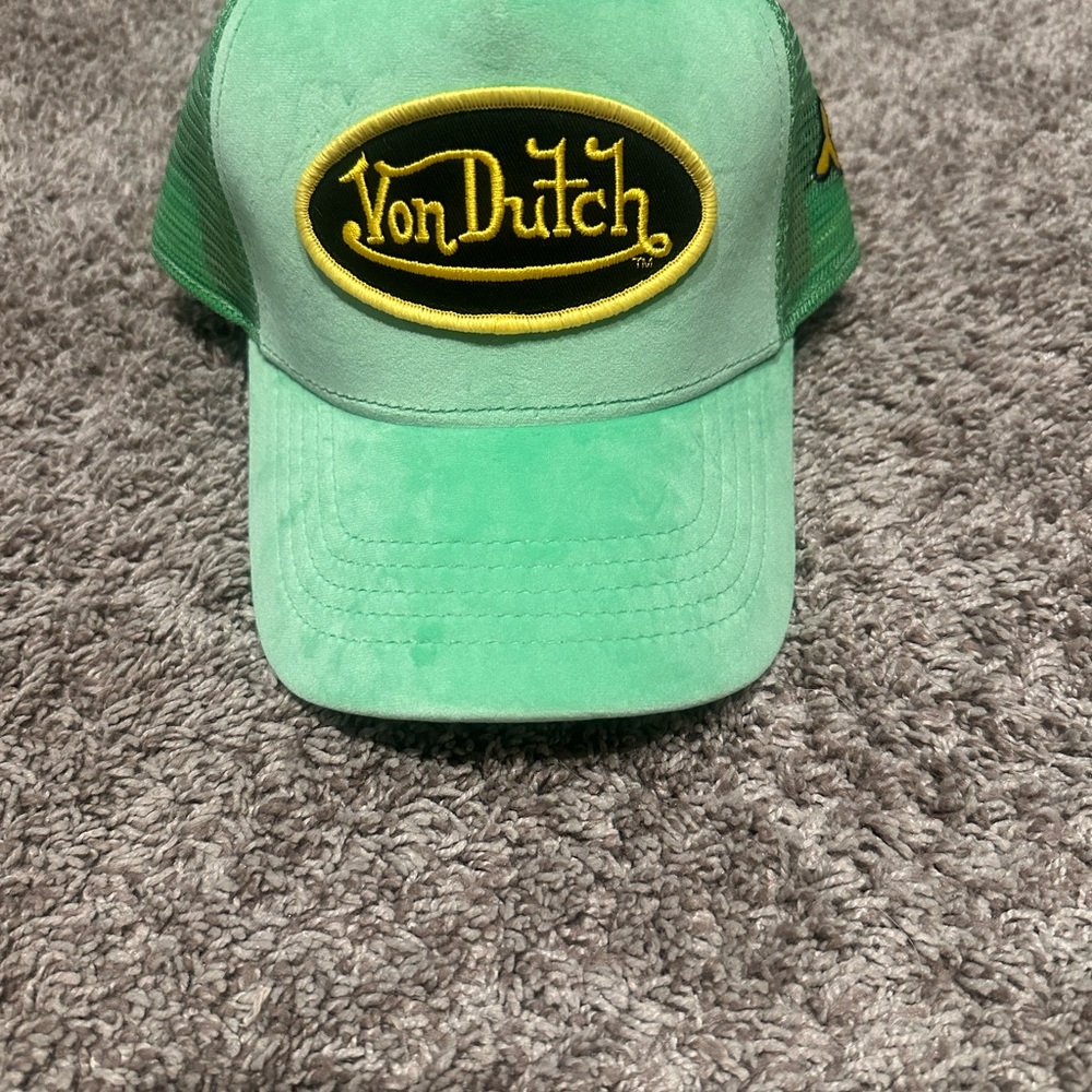 Von Dutch Neon Green Hollywood Cap